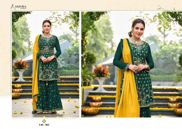 Amyra Kimaya Fancy Silk Embroidery Wedding Wear Salwar 